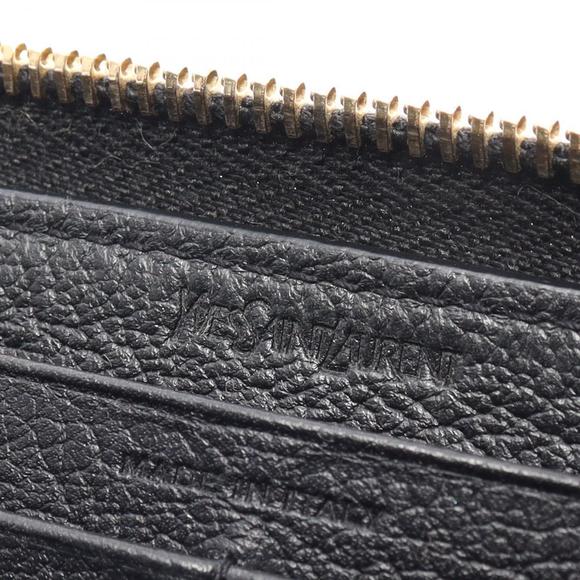 Yves Saint Laurent Logo Long Wallet Leather Long Wallet in Very Good Condition - Picture 4 of 7